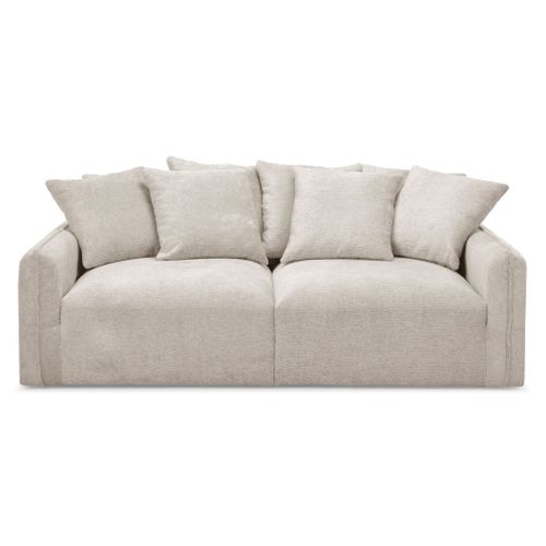 Canapé 3 places TERRA tissu grège