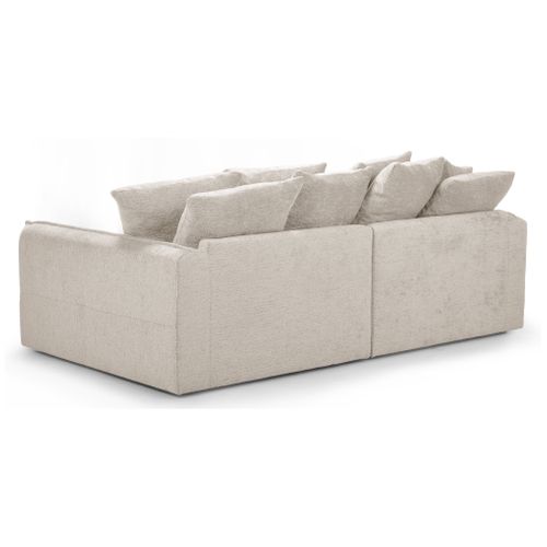 Canapé 3 places TERRA tissu grège