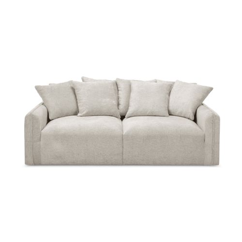 Canapé 3 places TERRA tissu grège