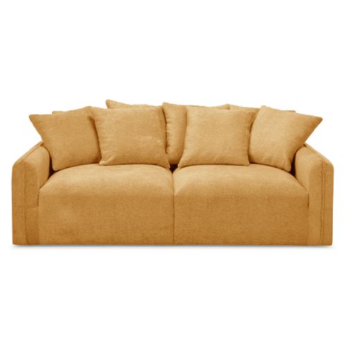 Canapé 3 places TERRA tissu jaune