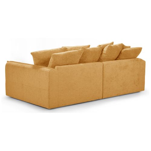 Canapé 3 places TERRA tissu jaune