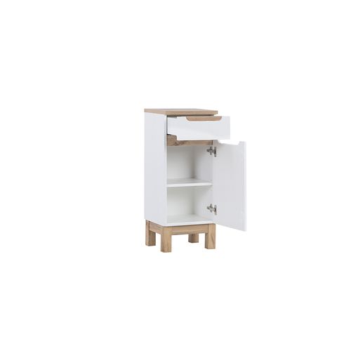 Meuble D'appoint 35 Cm, 1 Porte, 1 Tiroir