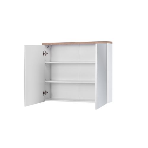 Armoire De Toilette Avec 2 Portes - Blanc