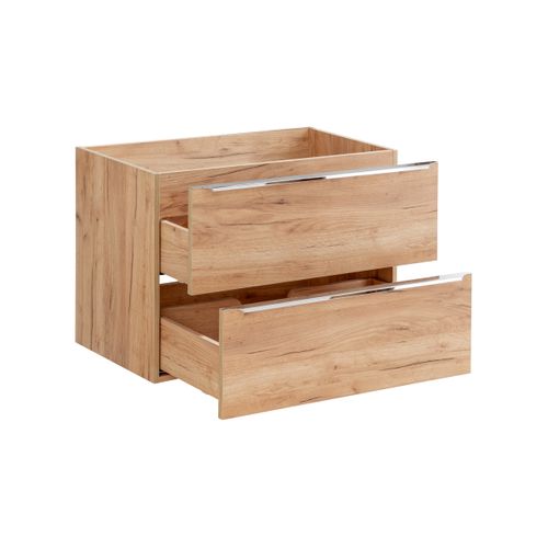 Meuble Sous-vasque 80 Cm, 2 Tiroirs