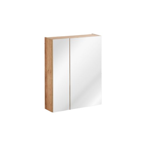 Armoire De Toilette Avec Miroir 60 Cm, 2 Portes