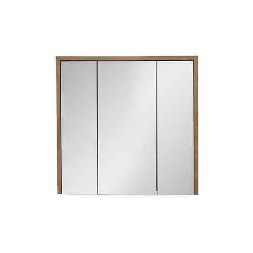 Armoire De Toilette Avec Miroir 80 Cm, 3 Portes