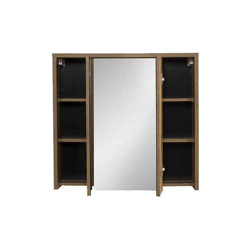 Armoire De Toilette Avec Miroir 80 Cm, 3 Portes
