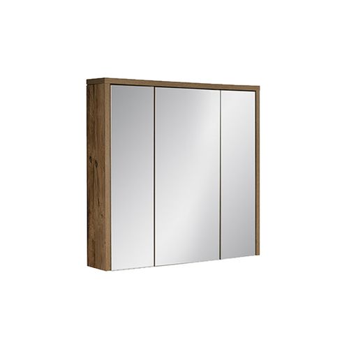 Armoire De Toilette Avec Miroir 80 Cm, 3 Portes