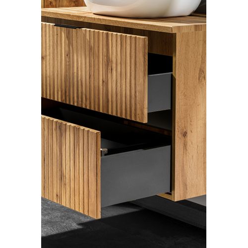 Meuble Sous-vasque 60 Cm, 2 Tiroirs