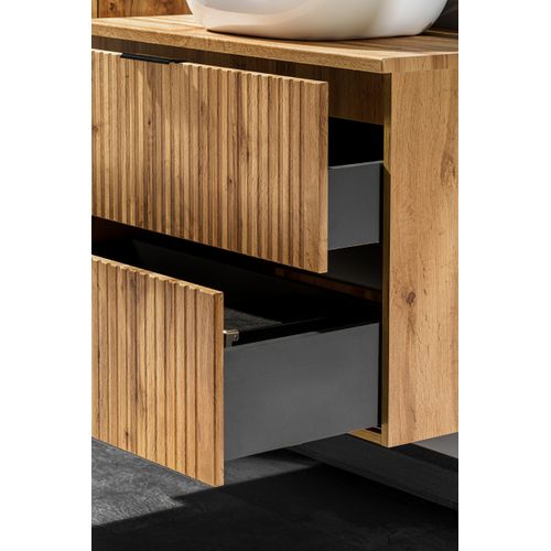 Meuble Sous-vasque 80 Cm, 2 Tiroirs