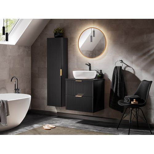 Meuble Sous-vasque 60 Cm, 2 Tiroirs