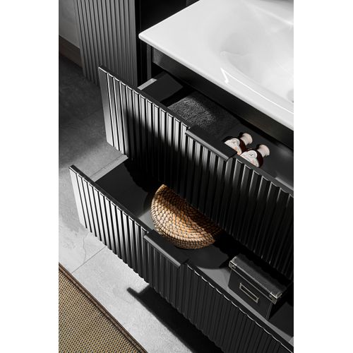 Meuble Sous-vasque 60 Cm, 2 Tiroirs