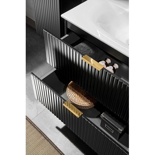 Meuble Sous-vasque 80 Cm, 2 Tiroirs