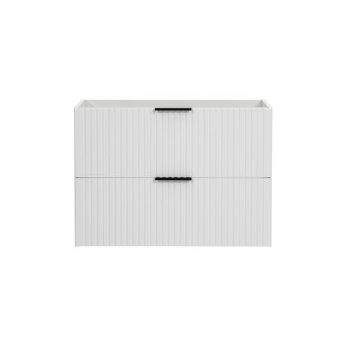 Meuble Sous-vasque 80 Cm, 2 Tiroirs