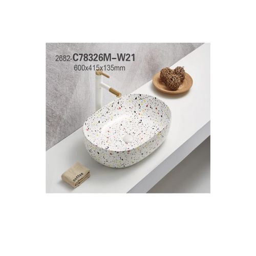 Ensemble Meuble 60 Cm Avec Vasque à Poser, Colonne Haute Et Miroir