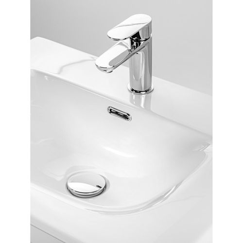 Ensemble Meuble 80 Cm Avec Lavabo, Colonne Haute Et Miroir