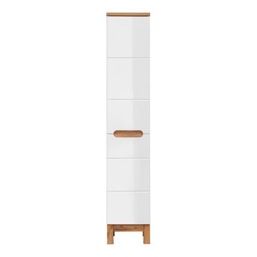 Ensemble De Meubles De Salle De Bain 80 Cm Avec Vasque Et Colonne Haute