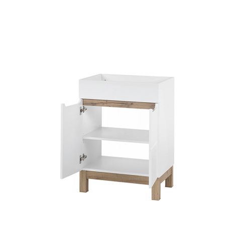 Ensemble Meuble 60 Cm Avec Vasque Et Colonne Haute