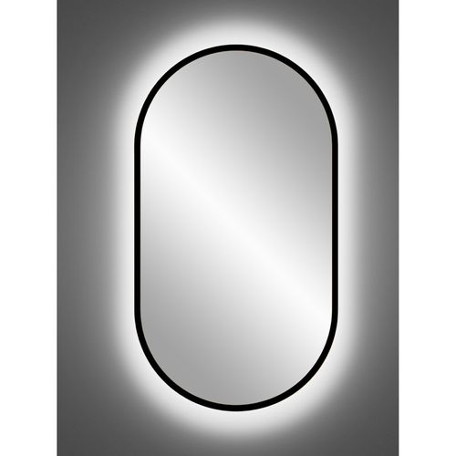 Ensemble Meuble 100 Cm Avec Vasque à Poser, Colonne Haute, Miroir LED