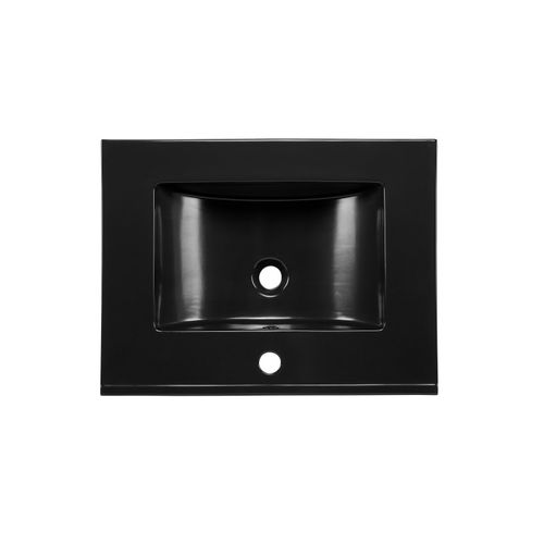 Ensemble De Meubles De Salle De Bain 60 Cm Avec Vasque, Colonne Et Miroir