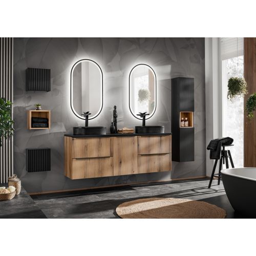 Meuble Sous-vasque 60 Cm, 2 Tiroirs