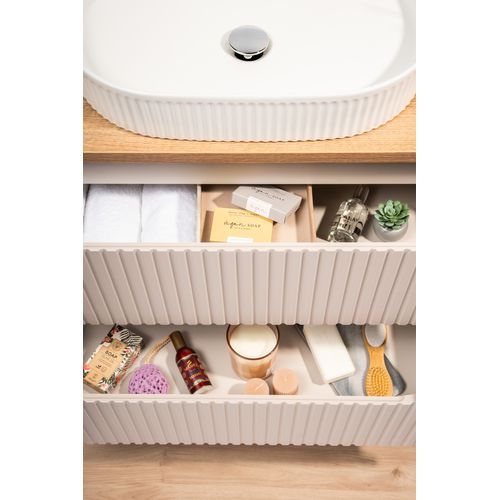 Meuble Sous-vasque 60 Cm, 2 Tiroirs