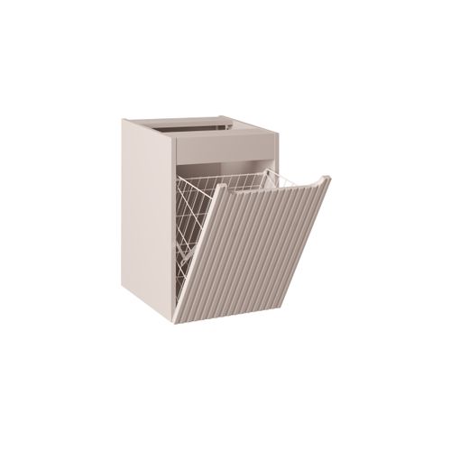 Meuble D'appoint 40 Cm Avec Panier à Linge Intégré