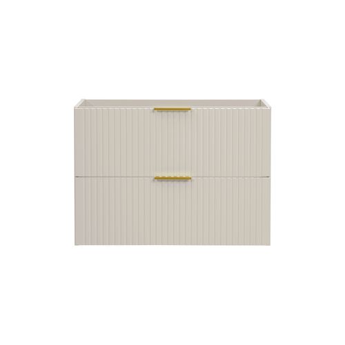 Meuble Sous-vasque 80 Cm, 2 Tiroirs