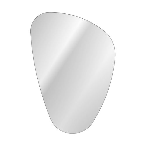 Miroir Mural à LED En Forme De Galet - L 80 X L 57 Cm - Lustro Impala