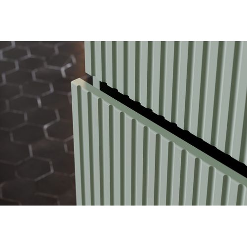 Ensemble De Meubles 140 Cm Avec Plan, 2 Vasques à Poser Pati Et Colonne Haute