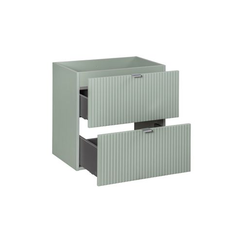 Ensemble Meuble 120 Cm Avec Plan, 2 Vasques à Poser Pati, Colonne Haute