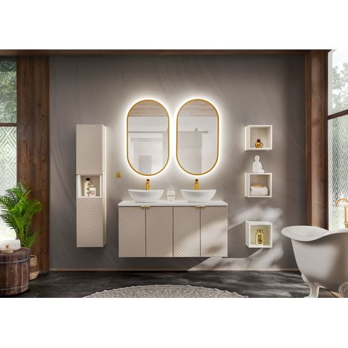 Meuble Sous-vasque 60 Cm à 2 Portes