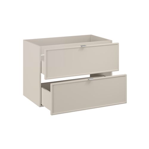 Meuble Sous-vasque 80 Cm, 2 Tiroirs