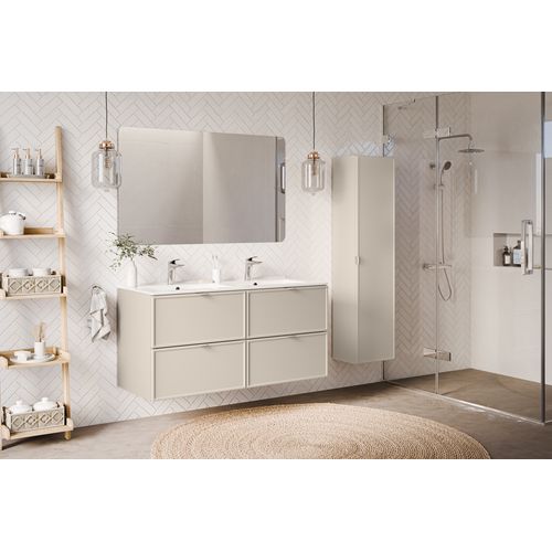 Meuble Sous-vasque 60 Cm, 2 Tiroirs