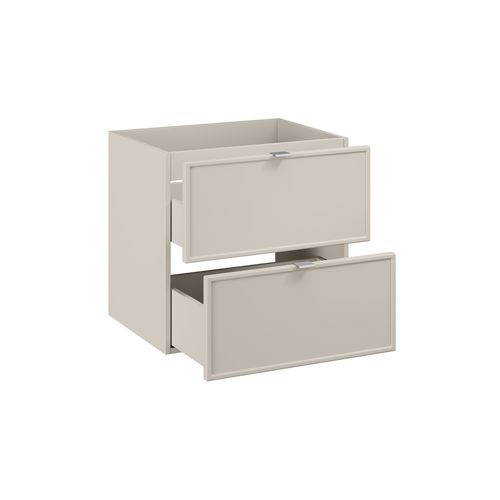 Meuble Sous-vasque 60 Cm, 2 Tiroirs