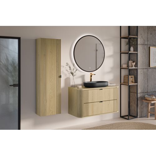 Ensemble De Meubles 100 Cm Avec Plan De Travail Et Armoire Haute