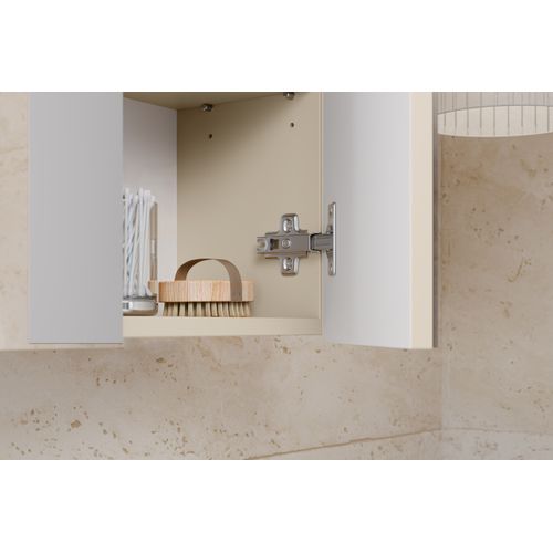 Armoire à Miroir 80 Cm, 2 Portes