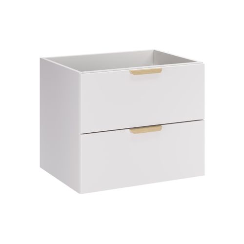 Meuble Sous-vasque 60 Cm, 2 Tiroirs