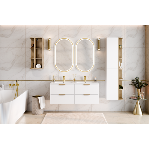 Meuble Sous-vasque 60 Cm, 2 Tiroirs