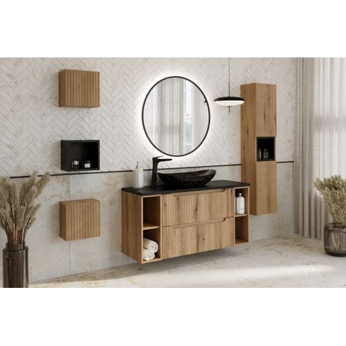 Ensemble De Meubles 80 Cm Avec Plan De Travail Et Armoire Haute