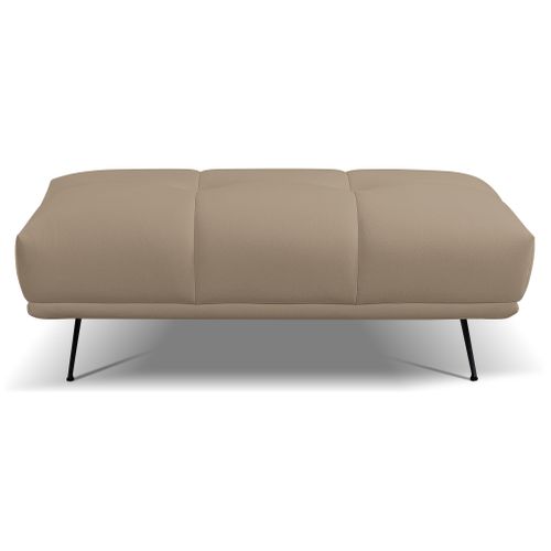 Pouf GIOVANNI tissu bull camel