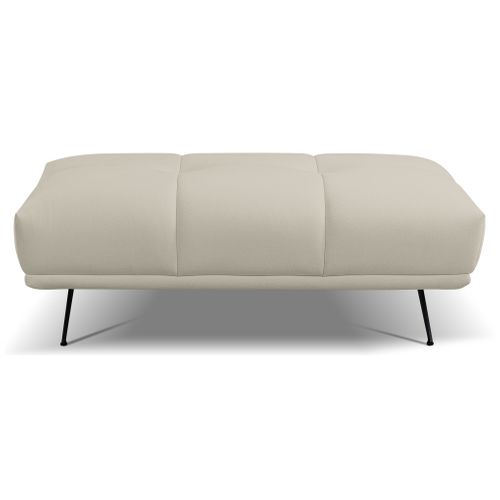 Pouf GIOVANNI tissu bull beige