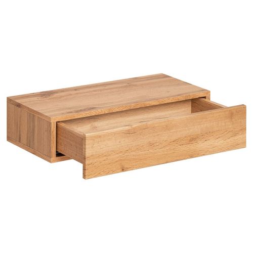 Étagère Murale et Tiroir Design "easy" 100cm Blanc