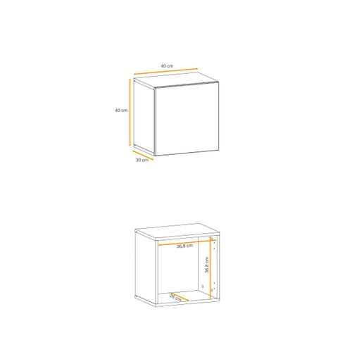 Bloc Mural Design "easy" 40cm Naturel