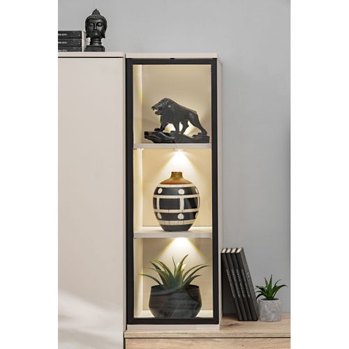 Ensemble Meuble TV Design "clare" 240cm Beige et Naturel