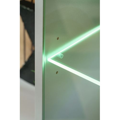 Ensemble Meuble TV Ligne "xari" 200cm Naturel et Gris