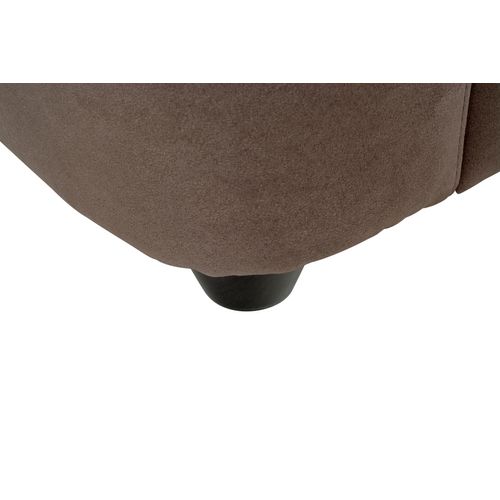 Fauteuil manchettes CURVE NICARAGUA tissu Apache taupe 13