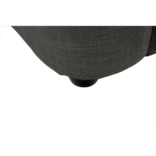 Fauteuil manchettes CURVE NICARAGUA tissu Bergamo graphite 97