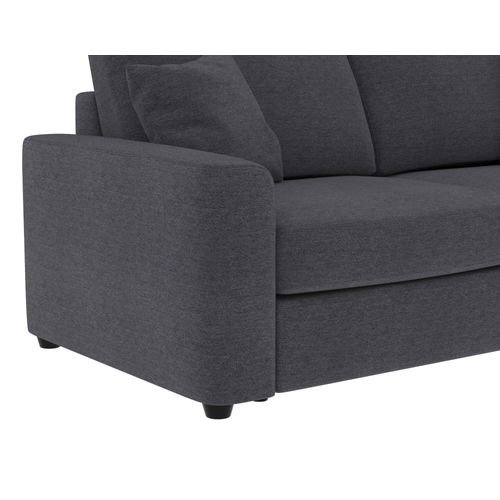 Canapé convertible 3 places pack standard NICARAGUA tissu enjoy graphite 24