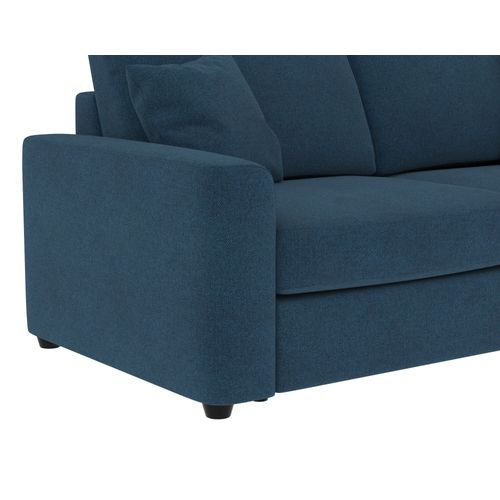 Canapé convertible 3 places pack standard NICARAGUA tissu malmo bleu 81